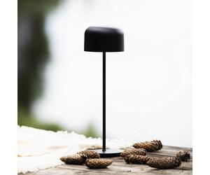 Konstsmide Lille LED rechargeable table lamp, height 36 cm, black, IP54, USB