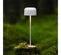 Konstsmide Lille LED rechargeable table lamp, height 36 cm, white, IP54, USB