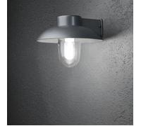 Konstsmide Mani Single Light Outdoor Wall Fitting in Aluminium