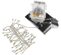 Konstsmide Micro LED Fairy Lights, Fire Cracker, Plastic (Silver)