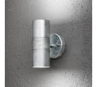 Konstsmide Modena 2 Light Exterior Galvanised Wall Fitting