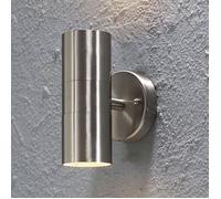 Konstsmide Modena Outdoor Up & Down Wall Light - Stainless Steel