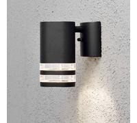 Konstsmide Modena outdoor wall light, 1-bulb, 2 slits black