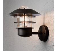 wall light Modena Up 60W 230V aluminium 26 cm black