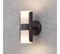 Konstsmide Modena outdoor wall light white acrylic lampshades