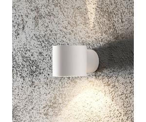 Konstsmide Modena Round outdoor wall light, round, white