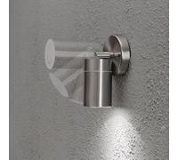 Konstsmide Modena Single Light Adjustable Outdoor Wall Fitting in Stainless Steel