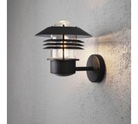 Konstsmide New Modena outdoor wall light, lantern, E27, black