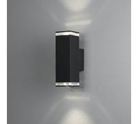 Konstsmide Modern Pollux Wall Lamp Black 2Gu10 Ip44