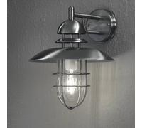 Konstsmide Modern stainless steel outdoor wall light SORRENTO