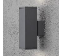 Konstsmide Outdoor spotlight Monza anthracite two-bulb