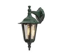 Konstsmide Firenze outdoor wall light, hanging, 36 cm, green