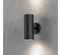 Konstsmide Outdoor wall light New Modena 2-bulb black