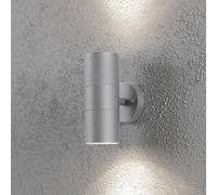 Konstsmide Outdoor wall light New Modena 2-bulb grey