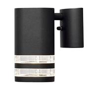 Konstsmide 7515-750 Modena Wall Light Double Down Outdoor Wall Light / 1 x 35 W GU10 Max Wall Lamp / Clear Acrylic Lens / Aluminium / IP44 / Outside L