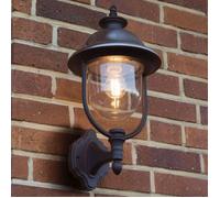 KONSTSMIDE Wall Light Parma Up Brushed Stainless Steel