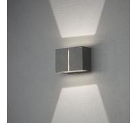 Konstsmide Pavia LED Outdoor Up & Down Wall Light - Dark Grey