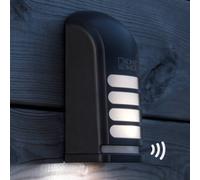 Konstsmide Prato LED outdoor wall light, motion detector