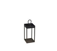Konstsmide Ravello 7811-750 USB Lantern with Battery and Stepless Dimmer Adjustable Colour Temperature On/Off Touch Function with Charging Status Indicator