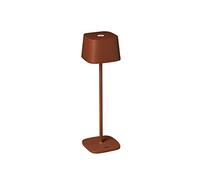 Konstsmide Rechargeable Battery Operated Cordless Table Lamp Touch Control Dimmer and 2 Colour Modes USB Charging Dock Included Battery Powered Light for Indoor or Outdoor Use
