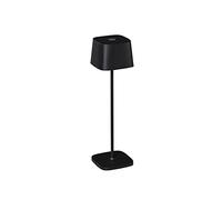 Konstsmide Rechargeable Battery Operated Cordless Table Lamp Touch Control Dimmer and 2 Colour Modes USB Charging Dock Included Battery Powered Light for Indoor or Outdoor Use