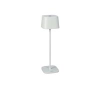 Konstsmide Rechargeable Battery Operated Cordless Table Lamp Touch Control Dimmer and 2 Colour Modes USB Charging Dock Included Battery Powered Light for Indoor or Outdoor Use