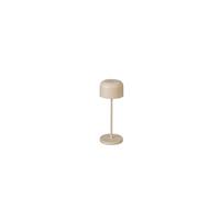 Konstsmide Rechargeable Battery Operated Cordless Table Lamp Touch Control Dimmer and 2 Colour Modes and USB Charging Dock Included Battery Powered Light for Indoor or Outdoor Use