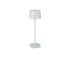 Konstsmide Rechargeable Battery Operated Cordless Table Lamp Touch Control Dimmer and 2 Colour Modes USB Charging Dock Included Battery Powered Light for Indoor or Outdoor Use