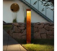 Konstsmide Rho LED path light, rust-coloured, height 100 cm, metal, IP54