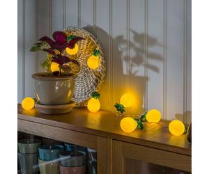 Konstsmide Season Pineapple LED string lights, battery-powered