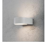 Konstsmide Teramo Single Light Outdoor Wall Fitting in Aluminium