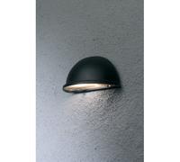 Konstsmide Torino Single Light Outdoor Wall Fixture in Matt Black