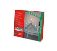 Konstsmide Traditional Style Welcome Light Battery Operated 6xAA (Excl.), Wood, White, One Size (2322-205)