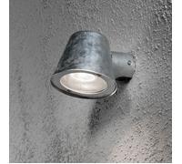 Konstsmide Trieste Single Light Outdoor Wall Fitting In Galvanised Finish