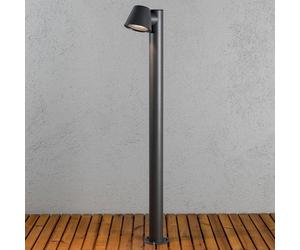 Konstsmide Trieste path light made of aluminium, anthracite