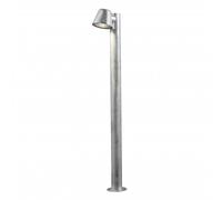 Konstsmide Trieste Tall Outdoor Post Light - Galvanised Steel