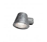 Konstsmide Trieste Single Light Outdoor Wall Fitting In Galvanised Finish