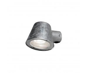 Konstsmide Trieste Single Light Outdoor Wall Fitting In Galvanised Finish