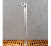 Konstsmide Trieste Tall Outdoor Post Light - Galvanised Steel