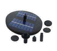 KONTONTY 1.6w Solar Fountain Pump for Pool Garden Patio Solar Powered Water Pump Floating Design for Outdoor Watering and Aquarium Fountains