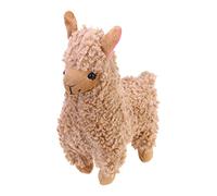 KONTONTY 1 PC Alpaca Plush Doll Cute Animal Cuddly Stuffed for Home Car Birthday for Soft Decorative Plush for Living Room Office
