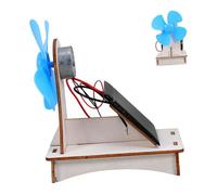 KONTONTY 1 Set DIY Solar Fan Model Kit for Educational Science Craft Project Inspires Curiosity Creativity for School Physics Engineering Projects Fun Solar Energy Exploration