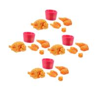 KONTONTY 1 Set Lifelike Chicken Drumstick and Wing Models for Store Displays Parties and DIY Projects Faux Food Decor for Home and Seasonal Events