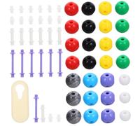 KONTONTY 1 Set Molecular Model Kit for Chemistry Atom Bond Science Teaching Tool for Classroom Experiments Construction Easy Assembly for Educators and Students