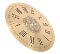 KONTONTY 10-inch Aluminum Clock Dial Replacement Roman Numerals for Diy Wall Clock Home Decoration and Craft Projects