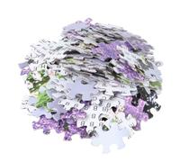KONTONTY 1000 Pieces Flat Jigsaw Puzzle for Adults and Creative Intelligence Puzzle for Relaxation and Lavender for Family Fun and Logical Reasoning