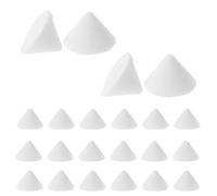 KONTONTY 100pcs Alumina Ceramic Kiln Support Nails Reusable Round Cone Refractory Pottery Nails High Temperature Resistant Kiln Furniture Tools for Ceramic Firing Artists and Workshops