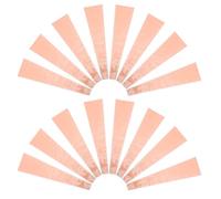 KONTONTY 100Pcs Pink Opp Single Rose Florist Sleeve Flower Bouquet Packing Covers Packaging Bags for Flower Shop Supplies and Bouquet Wrapping