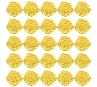 KONTONTY 100pcs Pirate Coins Fake Gold Doubloon Tokens for Board Games Halloween Party Favor Coins Pirate Accessories Cosplay Decorations