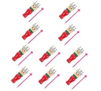 KONTONTY 10pcs DIY Doll Craft Knitting Rope Braided Knitter Wool Yarn for Knitting Weaving Toy Educational Threading Game for Boys and Girls